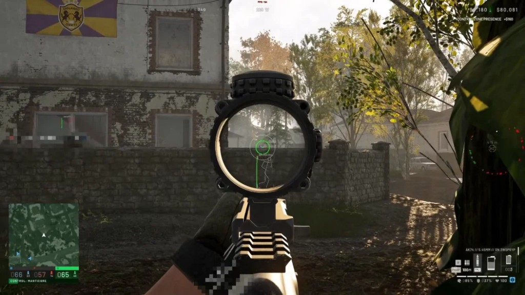 Wardogs cheats off-screen player indicators beside skeleton ESP while aiming down sights
